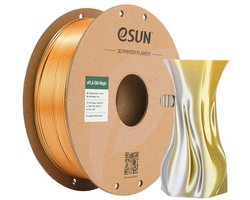 eSun ePLA-Silk-Magic Goud/Zilver / Gold/Silver - 1 kg - 1.75 mm - 3D printer en 3D pen filament