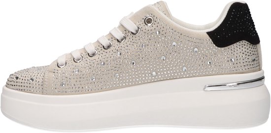 Baskets La Strada grises avec pierres pour femme - pointure 38