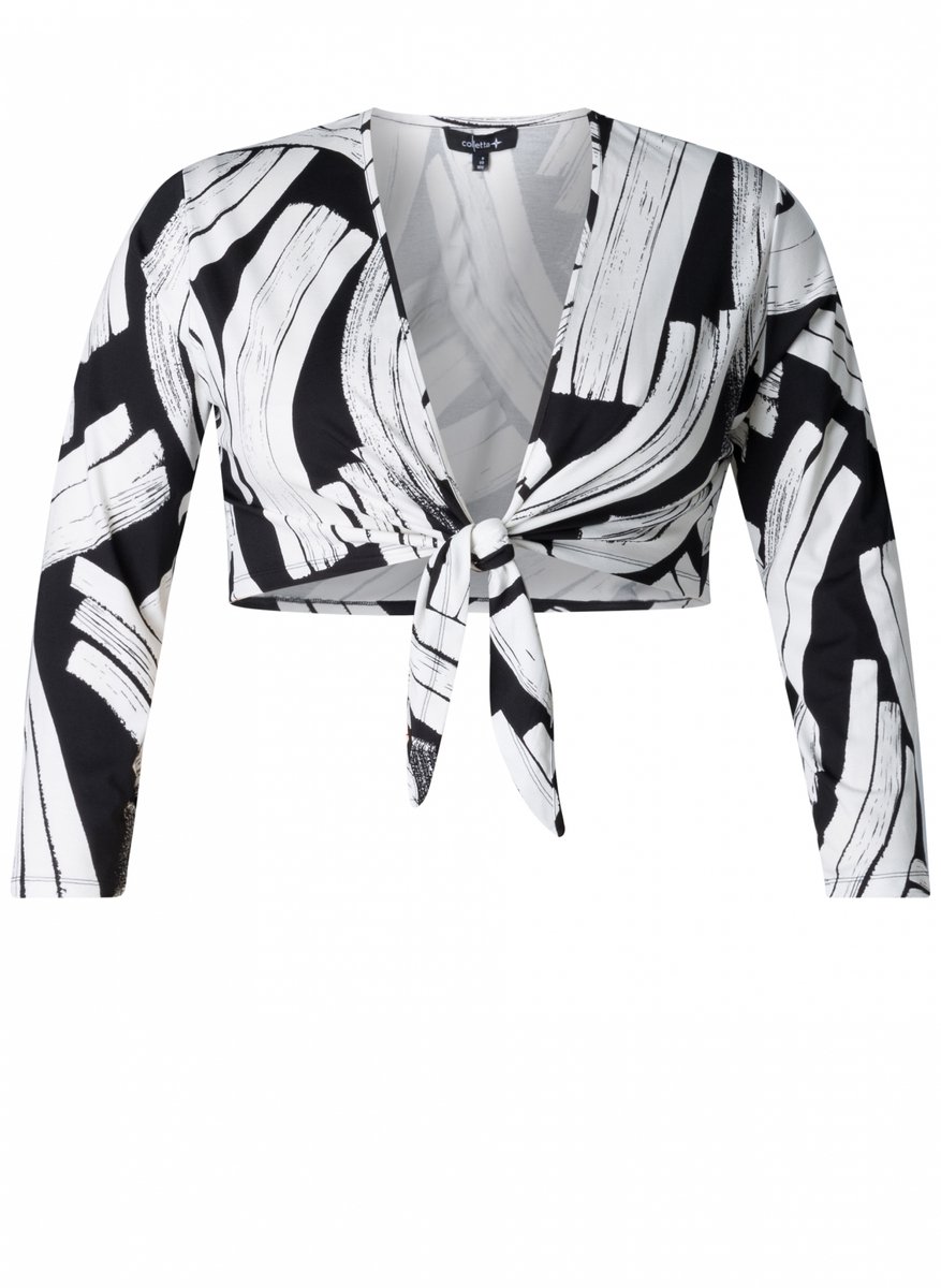 COLLETTA Paige - Black/White - maat 0(46)