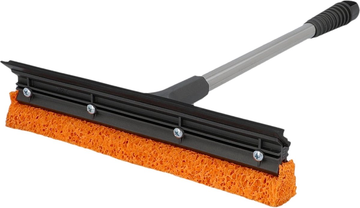 Streepvrije Ruitenreiniger met Rubberen Spons en Aftreklip - 41 cm