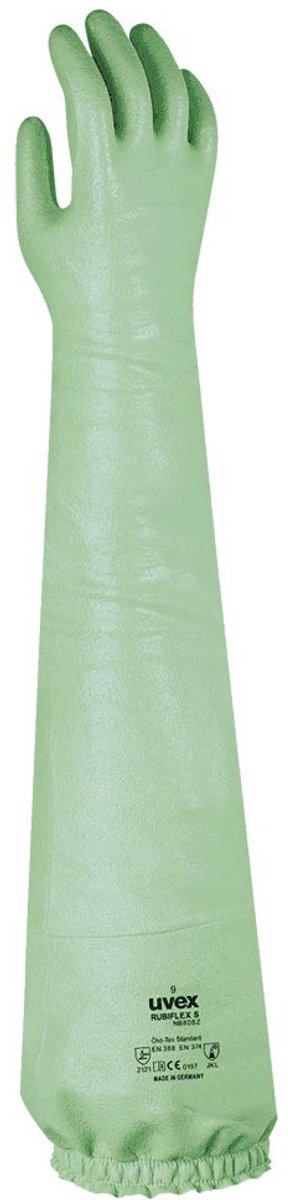 Uvex Rubiflex NB 80 SZ chemisch bestendige handschoen maat 11 (XXL)
