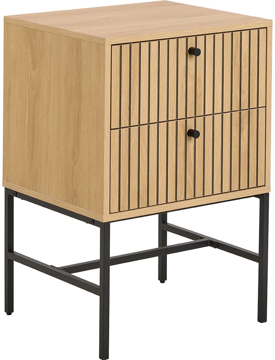 Giga Living Nachtkastje Muuto Naturel 45x70cm MDF - Giga Living
