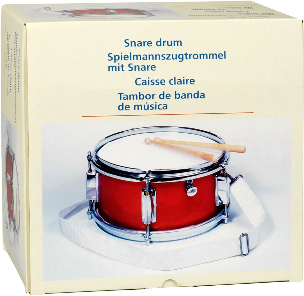 GOKI Kinderinstrumenten - Trommel - Rood - Vanaf 3 Jaar — afbeelding 2