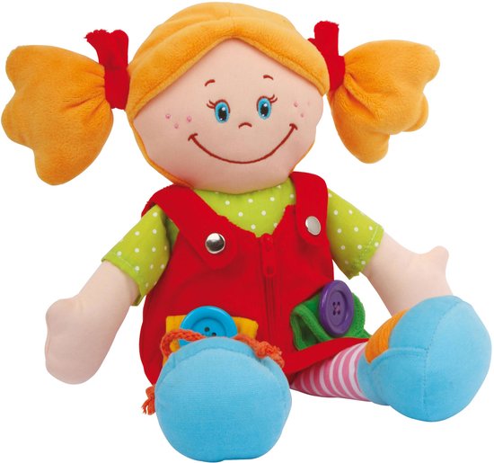 Legler Dolls Poupées en tissu avec fonction d'apprentissage, lot de 2
