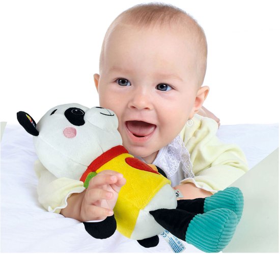 Baby Clementoni - Love Me Panda - Baby Knuffel Pandabeer - Interactieve Knuffel met Geluidseffecten - Extra zacht van Clementoni — afbeelding 5