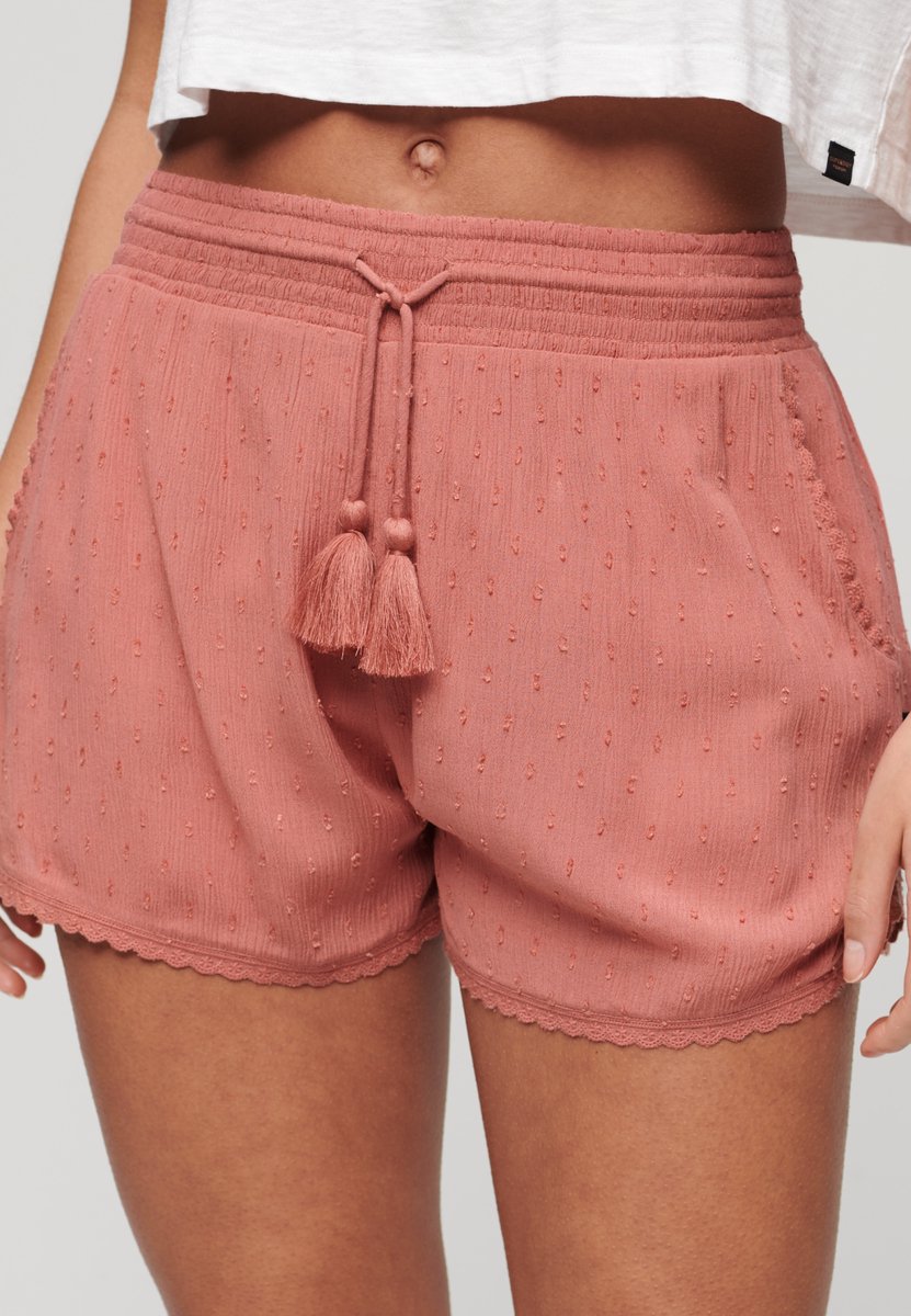 Superdry Vintage strandshort Dames Korte broeken Smokey Rose