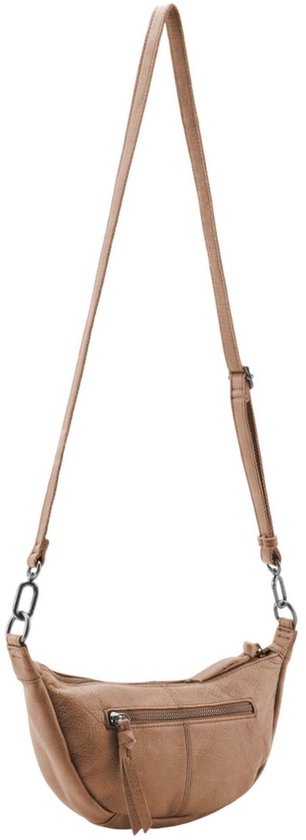 FREDsBRUDER Cuir Sac à épaule bandoulière My Old Friend Halfmoon Bag Caramel Marron clair