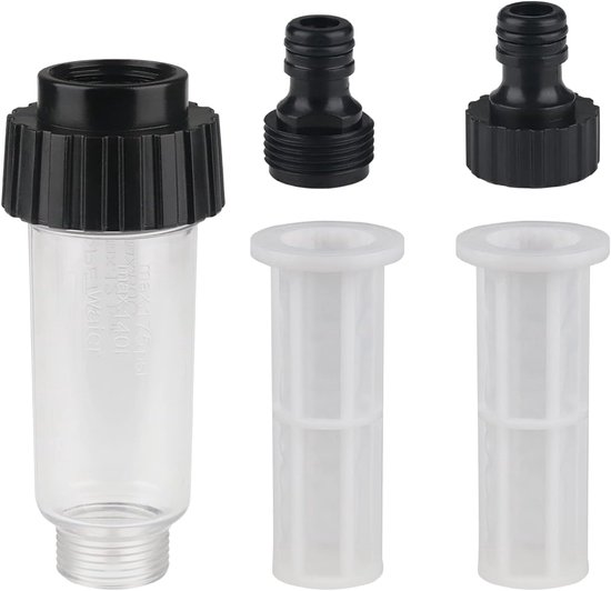 Tuingangfilter Met Meerlaagse Zeef – ABS, 8,5x4,5 Cm, Geschikt Voor Slang, Verwijdert Zand En Roest, Voor Tuin, Landbouw En Kamperen