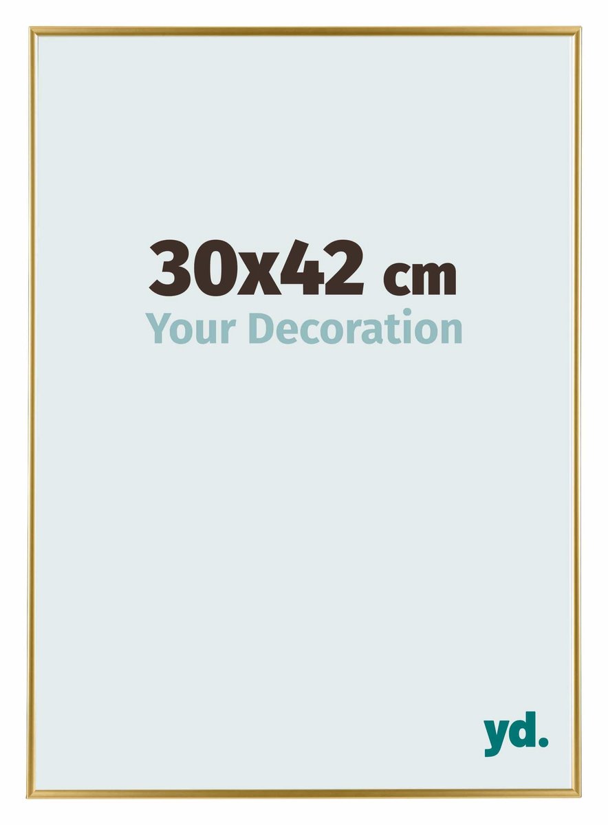yd. Your Decoration - Fotolijst 30x42 cm - Kunststof - Goud - Evry