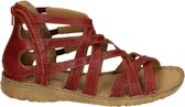 Josef Seibel IVY 06 - Sandales pour femmes à talon pour Sandales pour femmes - Couleur : Rouge - Pointure : 39