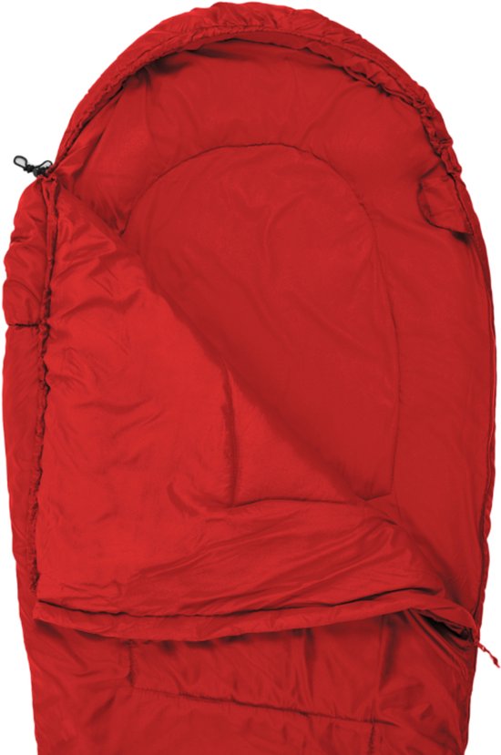 Highlander mummyslaapzak Sleepline 350 Mummy 4°C - Rood van HI — afbeelding 2