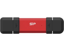 Silicon Power DS72 USB flash drive 250 GB USB Type-A / USB Type-C 3.2 Gen 2 (3.1 Gen 2) Rood
