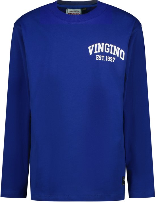 Haut à manches longues Vingino Icon Logo pour Garçons - Bleu Dolomite