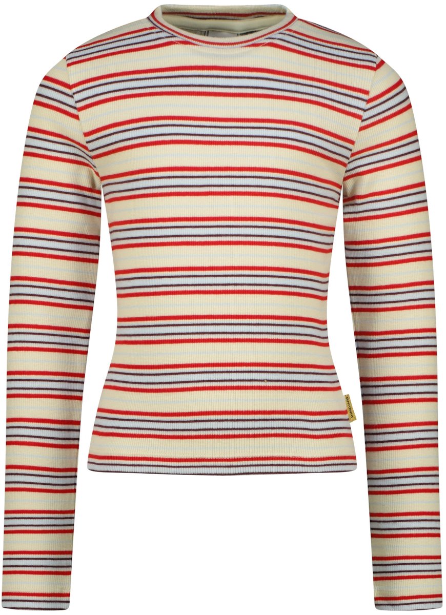 Vingino Basic stripe top Meisjes Top - Cool yellow
