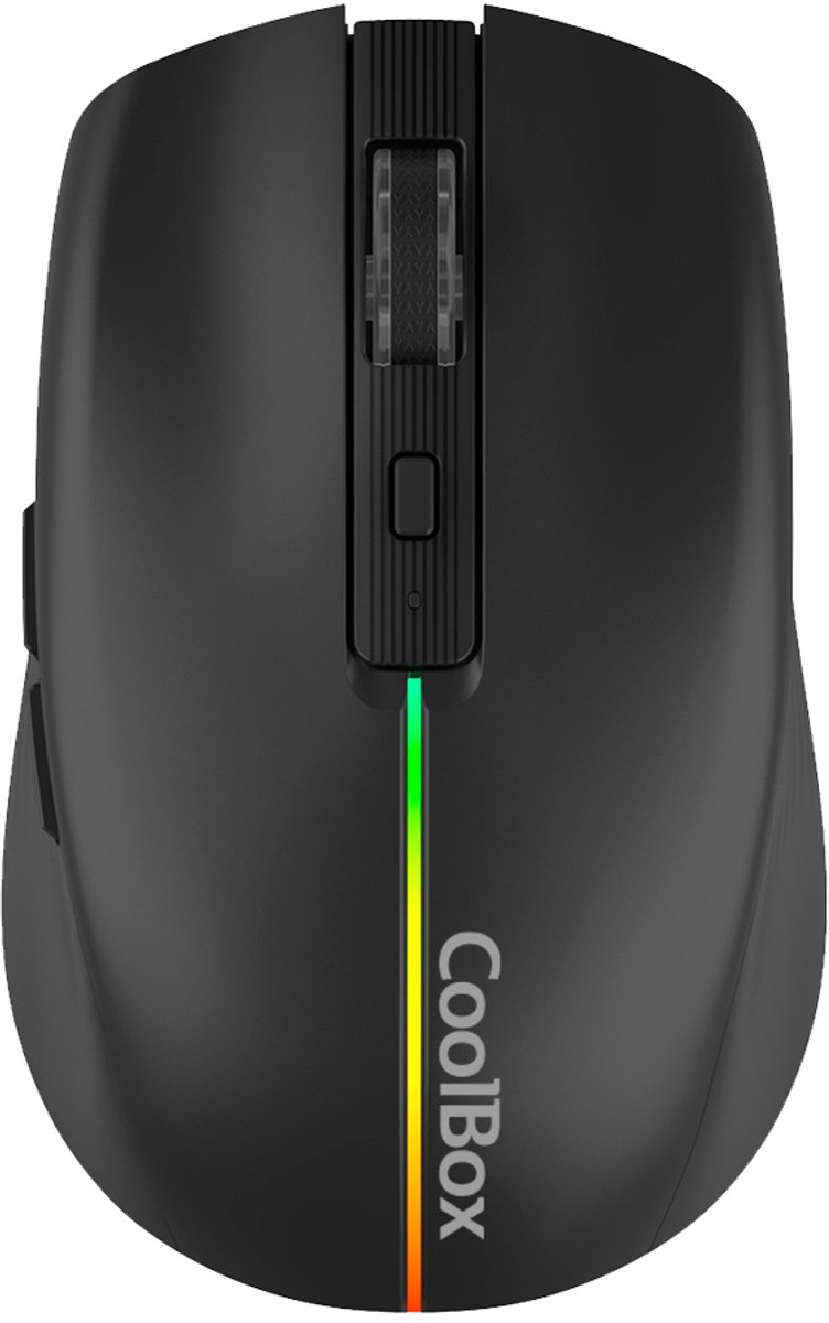 Wireless muis CoolBox W01 Zwart 1600 dpi