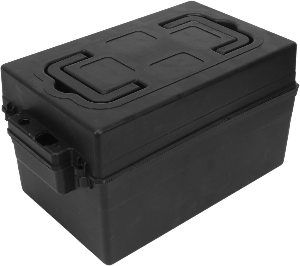 Battery Box 7.5 x 7.5 x 12.2 inches - Outdoor Universal Marine Automotive RV Boat Camper Travel Trailer