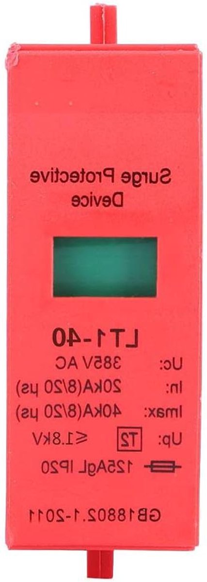Surge Protector 385V 1P-4P 40KA/65KA/80KA Household Electronic Security Module for Home Appliances (40KA)