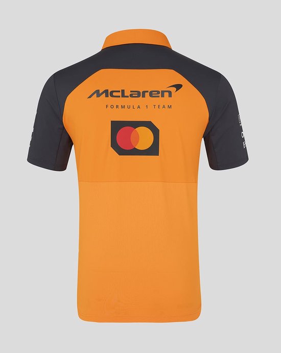 Mclaren Teamline Polo Oranje XL - Lando Norris - Oscar Piastri van McLaren — afbeelding 2
