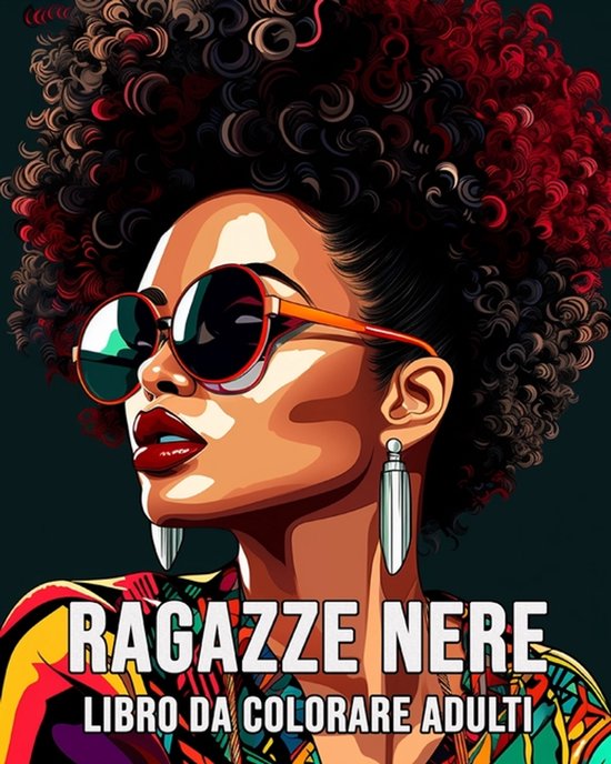 Libro da Colorare per Ragazze Nere - cover