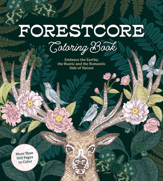 Chartwell Coloring Books- Forestcore Coloring Book - cover