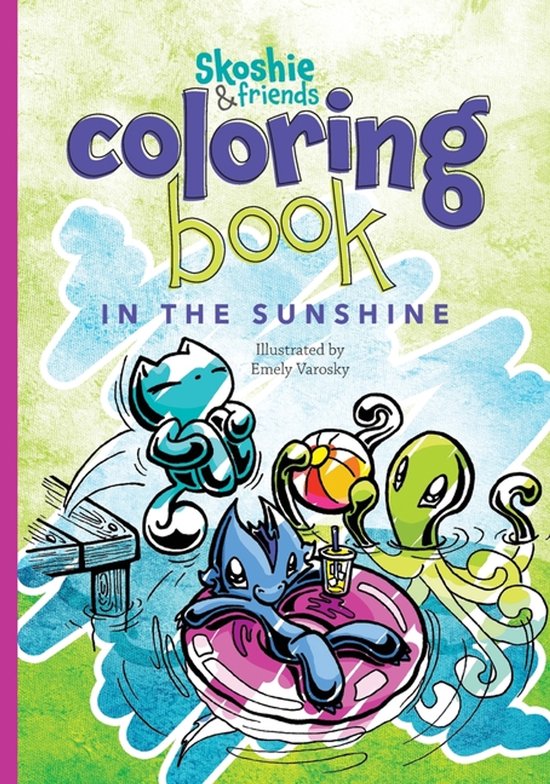 Skoshie & Friends Coloring Book - cover
