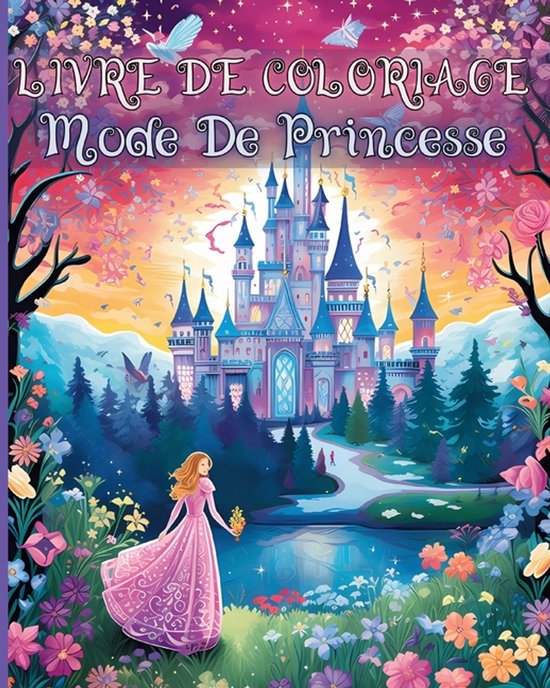 Livre De Coloriage Mode De Princesse - cover