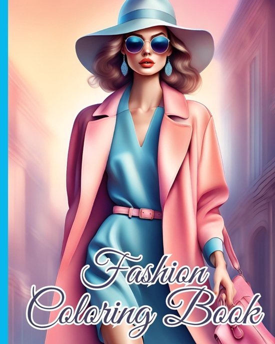 Fashion Coloring Book For Kids - cover
