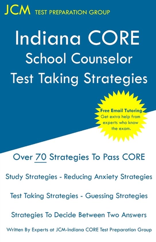 Indiana CORE School Counselor - Test Taking Strategies - cover