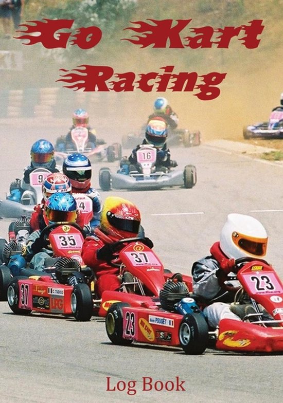 Go Kart Racing Log Book - cover