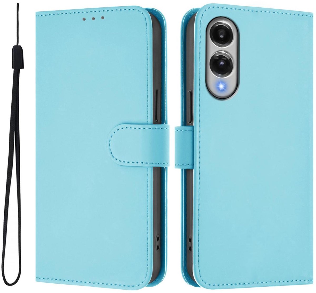 Mobigear Telefoonhoesje geschikt voor Samsung Galaxy S25 Edge Hoesje | Mobigear Urban Wallet Bookcase Portemonnee | Pasjeshouder voor 3 Pasjes | Telefoonhoesje voor Pinpas / OV Kaart / Rijbewijs - Blauw