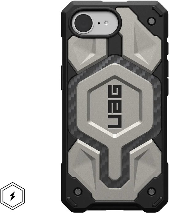 UAG - Coque Monarch Pro Mag pour iPhone 16e (2025) - titane | titane