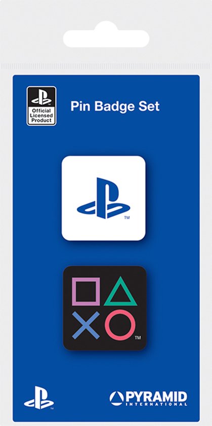Foto: Playstation shapes enamel pin badge