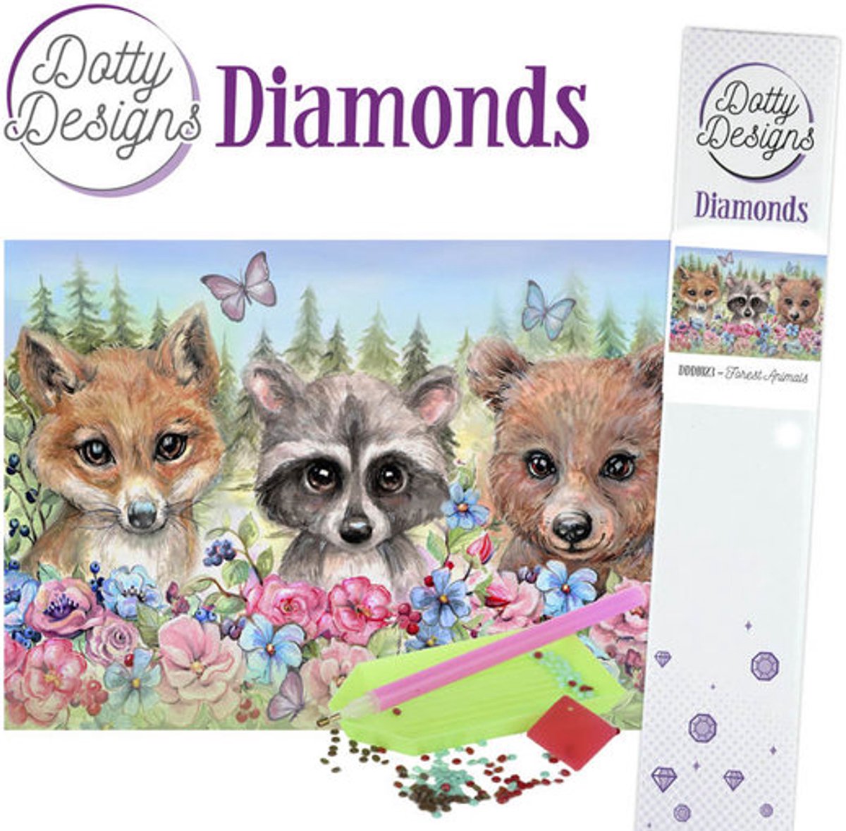 Forest Animals by Dotty Designs Diamonds