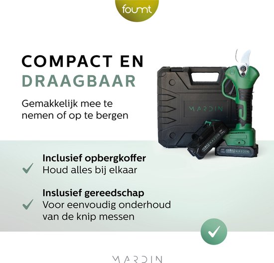 Elektrische snoeischaar - Groen van VONROC — afbeelding 4