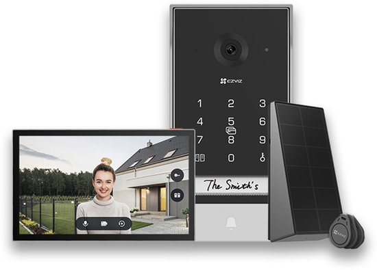 EZVIZ EP7 intercomsysteem 17,8 cm (7') Zwart, Zilver van EZVIZ — afbeelding 5