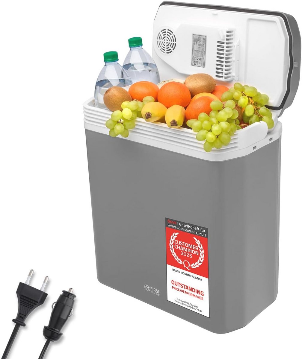 Image of 24L Thermo-Elektrische Koelbox voor Auto en Camping - Warm & Koel Tot 50°C