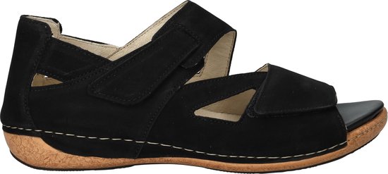 Dames Sandalen Waldlaufer Heliett Schwarz Zwart - Maat 5½