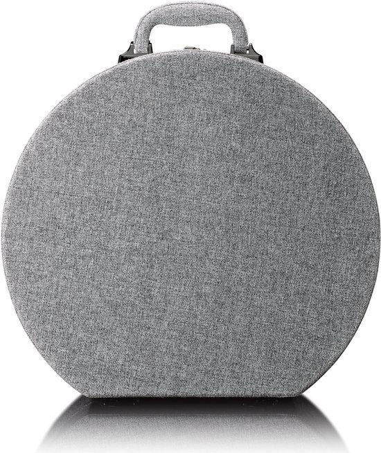 Lenco Retro Platenspeler - Koffer Platenspeler met ingebouwde Speakers - Bluetooth en AT3600L cartridge - LS-66GY - Grijs — afbeelding 2