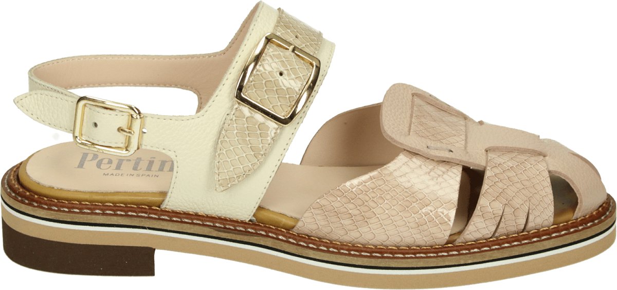 Pertini 241W32636C5 ABBOT Platte sandalen Beige