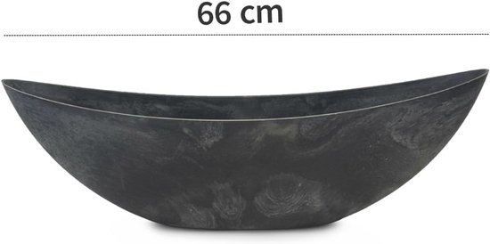 Mcollections Terrasafscheiding Plantenbak - 80 x 30 x 92 cm - Clayfibre - Taupe kopen