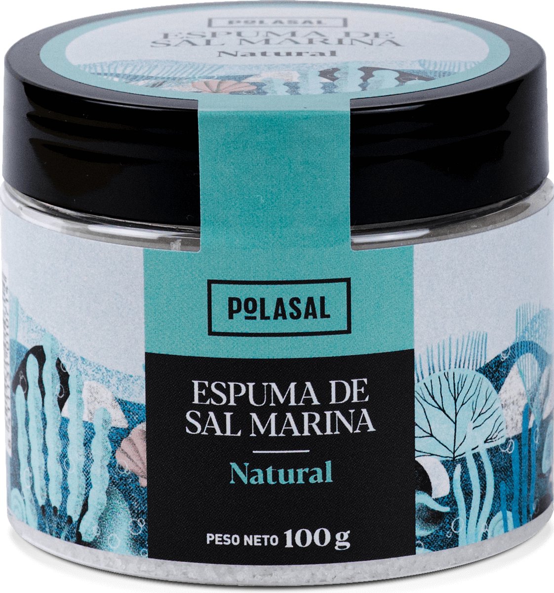 Polasal Zeezout Schuim – Natuurlijk Gourmet Zout uit Spanje – Mediterraans – 100 g