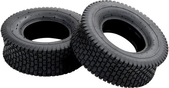 vidaXL Lot de 2 pneus de brouette 13 x 5,00-6 4PR en Roues