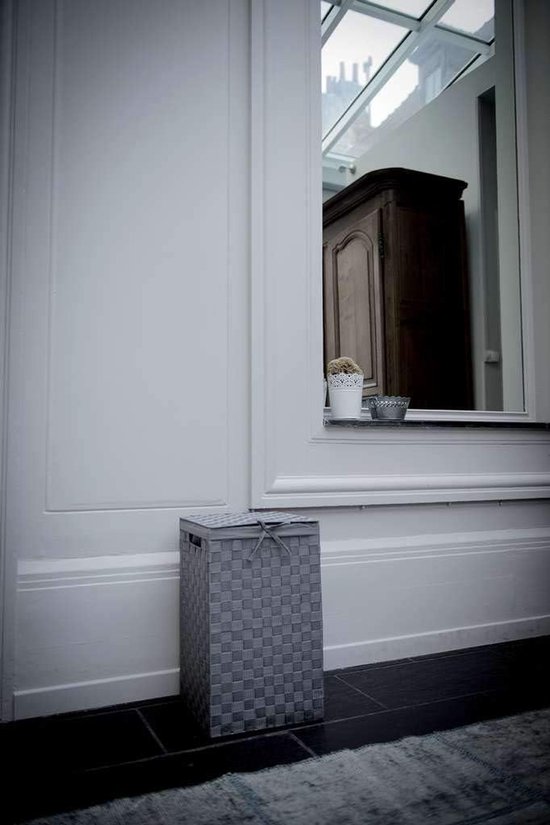 Excellent Houseware Wasmand - grijs - 60 l - 37 x 46 x 60 cm | Leen Bakker