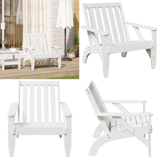 SWEETY Chaise de jardin adirondack 75x77x77 cm bois massif de douglas