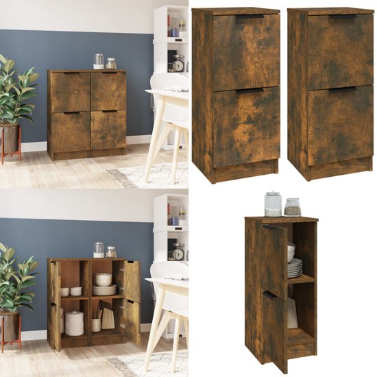 vidaXL Dressoir 60x31x70 cm bewerkt hout betongrijs, opbergkast, dressoir kast, dressoir hout, wandkast, tv dressoir, wandkast woonkamer vidaXL Dressoir 60x31x70 cm bewerkt hout betongrijs, opbergkast, dressoir kast, dressoir hout, wandkast, tv dressoir, wandkast woonkamer