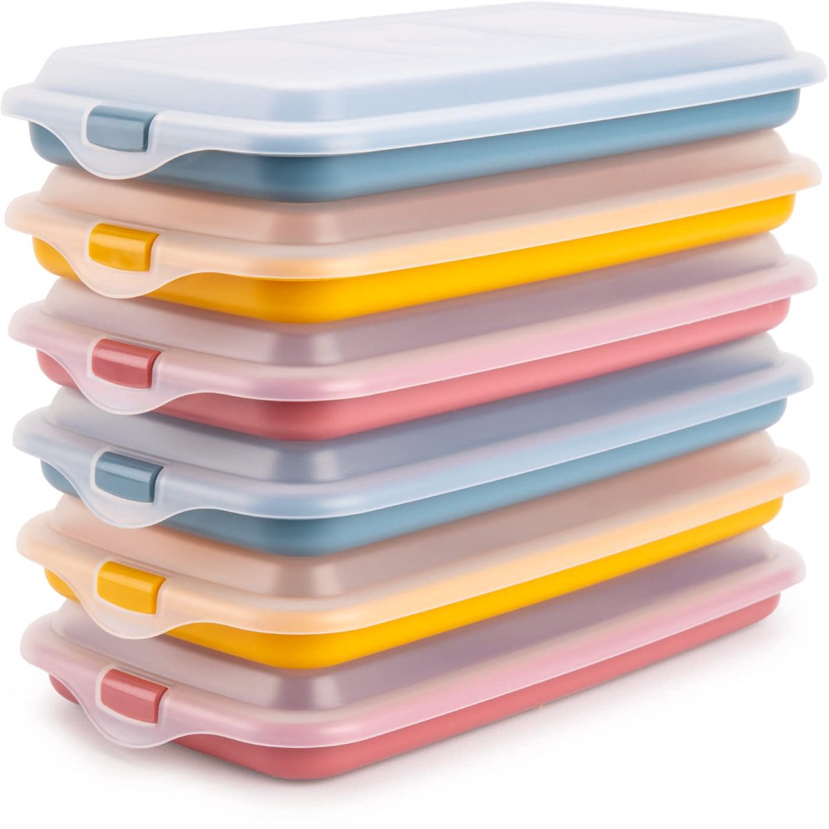 Unyqoos ® Handige Voedselopslagcontainers met Veelzijdige Dekselopties voor Keuken en Koelkast
