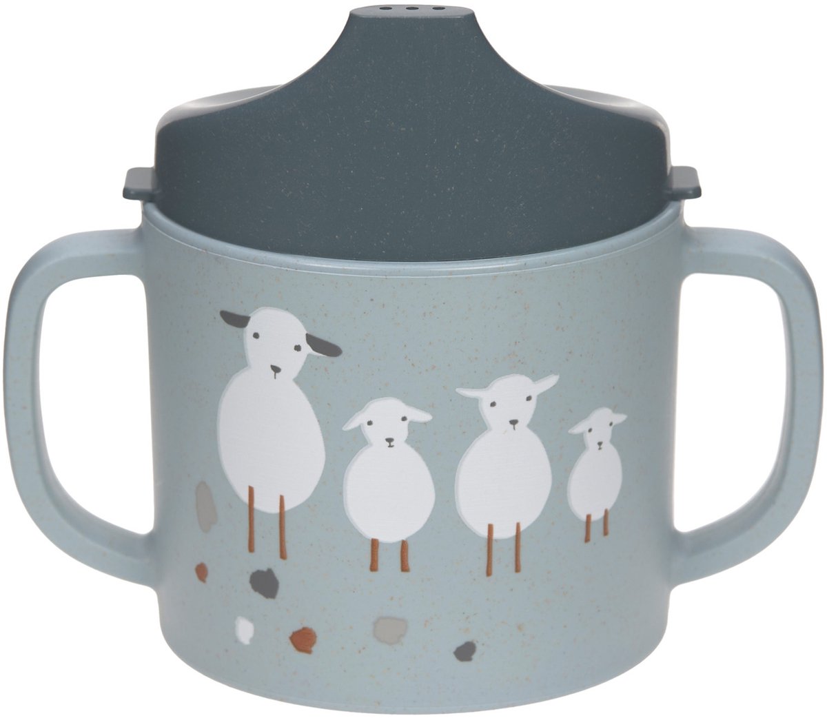 Goedkoopste Laessig Tiny Farmer Sheep / Goose Beker Blue
