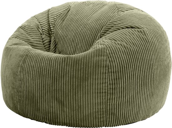 icon - Kingston Zitzak Fauteuil - Ribfluweel - Saliegroen