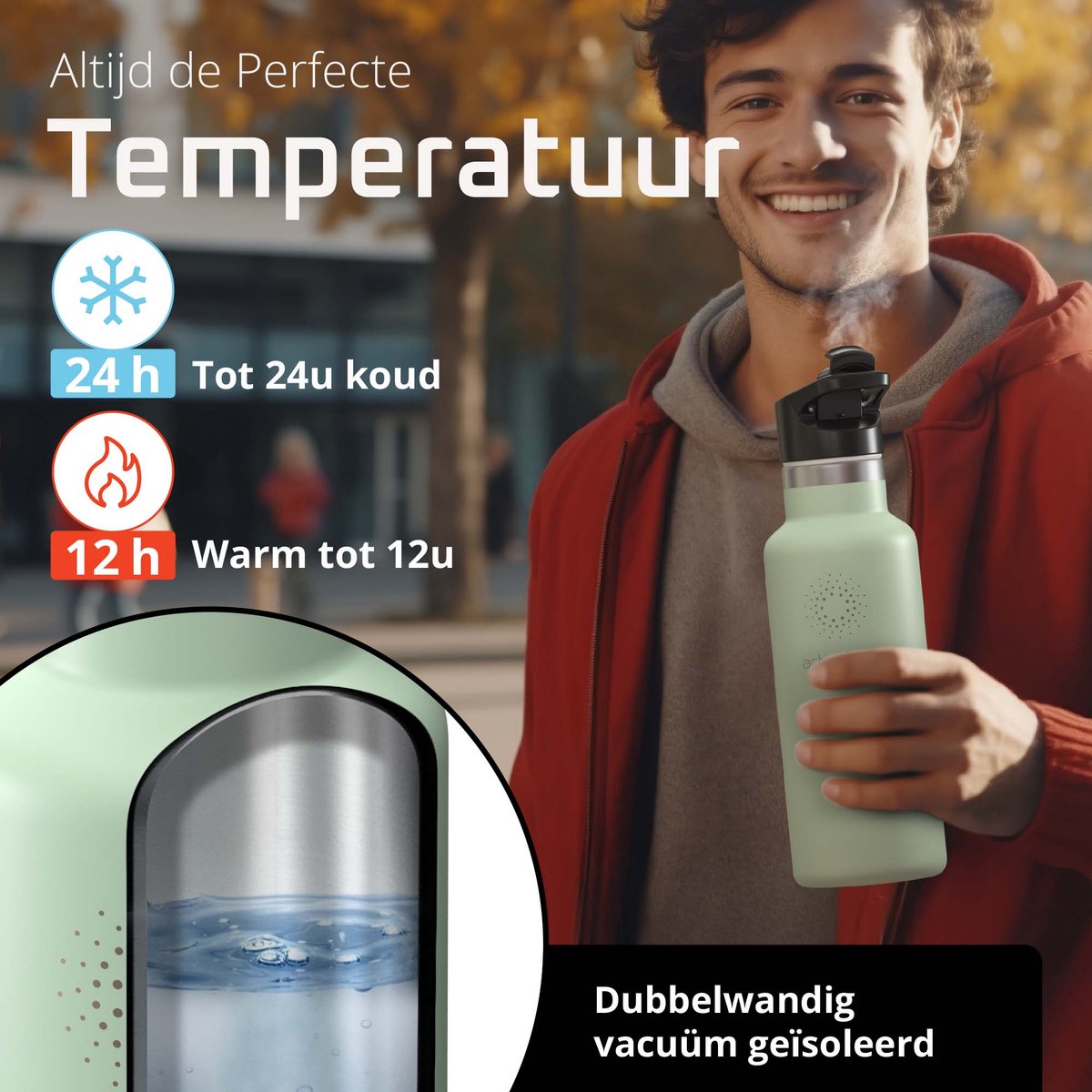 bemaxx ACTIVE FLASK RVS Thermosfles thumbnail 4