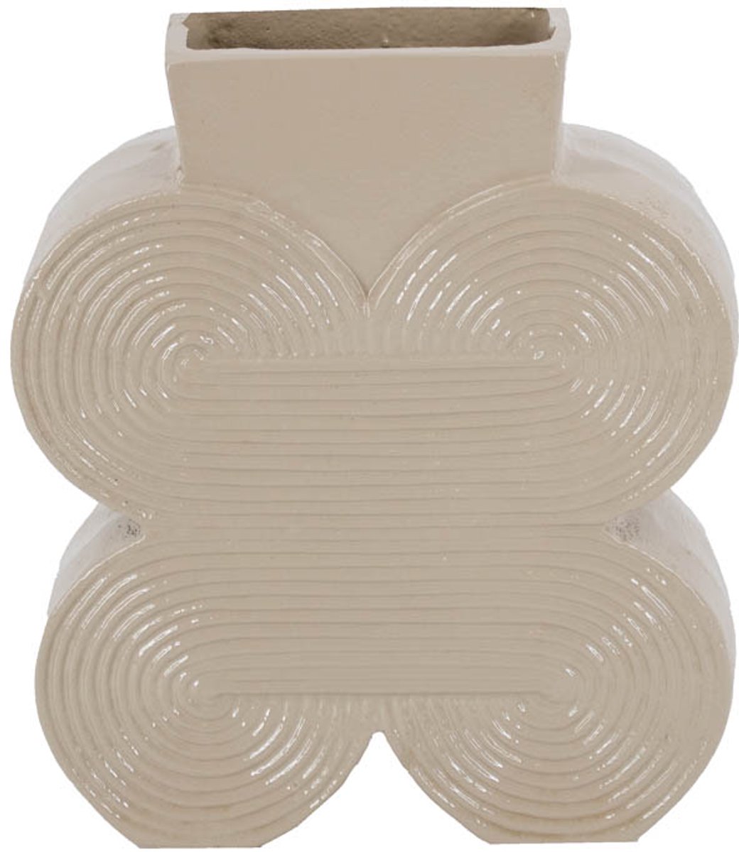 homebound by ky HomeBounde by KY | Vaas Flora beige | vaas | 18x6x20cm